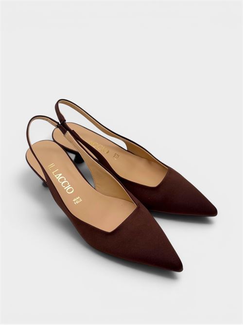 Slingback aus Satin IL LACCIO | 894R002RASOT.MORO